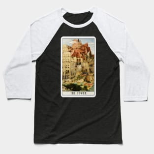 the tower - xvi tarot card Baseball T-Shirt